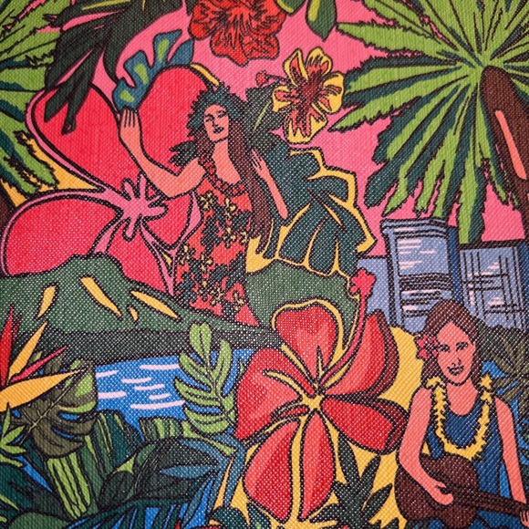 Aloha Hawaii tablet IPAD case cosmetic POUCH new with tags - Picture 2 of 5